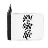 You are the light of my life statement [CRFT2] gent's wallet