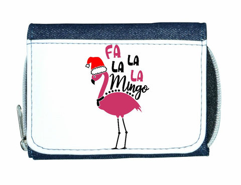 Fa la la mingo festive flamingo stylish ladies purse