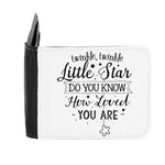 Twinkle Twinkle Little Star Song gent's wallet