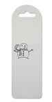 Fa la la snowman printed lightweight bookmark