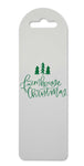 Farmhouse Christmas printed lightweight bookmark