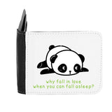 Panda 1 Why Fall In Love When You Can Fall Asleep gent's wallet